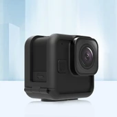 GoPro Hero11 Black Mini Uyumlu PC Plastik Çerçeve Siyah Kemerli Montaj ve Vida - 6