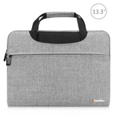 Haweel 13-15 Inç Gri Laptop Çantası Macbook Samsung Lenovo Sony Dell Alienware Chuwi Asus Hp Uyumlu - 1