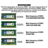 XIEDE X042 DDR3 1333MHz 2GB 1.5V Dizüstü Bilgisayar RAM Modülü - 3