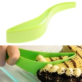 Rastgele Renkli Pasta Bıçağı ve Servis Seti - 1