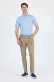Koyu Bej Pamuklu 5 Cep Casual Slim Fit 5 Cep Pantolon 1003250318 - 5