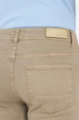 Koyu Bej Pamuklu 5 Cep Casual Slim Fit 5 Cep Pantolon 1003250318 - 4