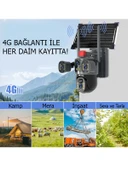 Güneş Enerjili 4G Bağlantılı 4 Lens Full HD CCTV Güvenlik Kamerası - 3