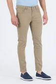 Koyu Bej Pamuklu 5 Cep Casual Slim Fit 5 Cep Pantolon 1003250318 - 2