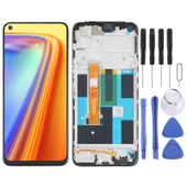 OPPO Realme 7 Global 4G Uyumlu Çerçeveli LCD Ekran ve Dokunmatik Panel Komple Set - 1