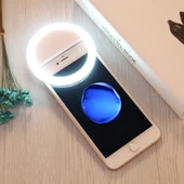 Beyaz Ayarlanabilir Klipsli USB Kablolu Şarjlı Selfie Güzellik Işığı - 6