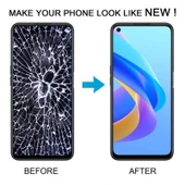OPPO A76 4G Orijinal LCD Ekran Dokunmatik Panel Çerçeveli Komple Set - 7