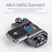 XILETU DSLR Kamera Gimbal Arca Swiss Hızlı Bırakma Plakası Kelepçesi Capture Clip ve 2 Adet PQ-38 - 6