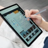 Samsung Galaxy Tab S6 Uyumlu Yüksek Hassasiyetli Stylus Kalem Gri - 7
