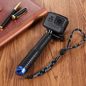 PULUZ Taşınabilir Uzatılabilir Monopod Çubuk GoPro Insta360 DJI ve Diğer Aksiyon Kameraları İçin 19-49cm - 7