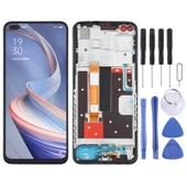 OPPO A92s Reno4 Z PDKM00 Çerçeveli TFT LCD Dokunmatik Ekran Komple Set - 1