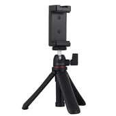 PULUZ Siyah Selfie Çubuğu Tripod Aparatlı Telefon Tutucu Uzun Vida - 2