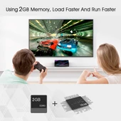 H96 Max 3318 4K Ultra HD Android TV Kutusu EU Prizli 2GB RAM 16GB Depolama - 6