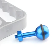 PULUZ 1 4 Inç Vida Alüminyum Top Adaptör Montaj Mavi 2 5cm Çaplı GoPro Insta360 DJI Aksiyon Kameraları İçin - 4