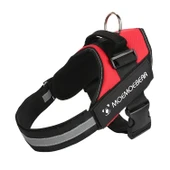 Köpek Göğüs Tasması K9 Anti Sprint Oxford Kumaş Kırmızı Large 23-30kg - 1