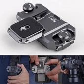 XILETU DSLR Kamera Gimbal Arca Swiss Hızlı Bırakma Plakası Kelepçesi Capture Clip ve 2 Adet PQ-38 - 2