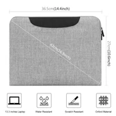 Haweel 13-15 Inç Gri Laptop Çantası Macbook Samsung Lenovo Sony Dell Alienware Chuwi Asus Hp Uyumlu - 2