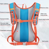 HAWEEL Siyah Outdoor Kamp Bisiklet Koşu Su Torbalı Sırt Çantası - 4