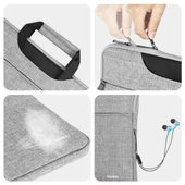Haweel 13-15 Inç Gri Laptop Çantası Macbook Samsung Lenovo Sony Dell Alienware Chuwi Asus Hp Uyumlu - 3