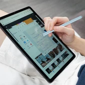 Samsung Galaxy Tab S6 Uyumlu Yüksek Hassasiyetli Stylus Kalem Mavi - 7