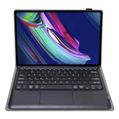 Lenovo Xiaoxin Pad Pro 126 Inç AM17-A Model TPU Ayırılabilir Bluetooth Klavyeli Deri Kılıf Siyah - 5