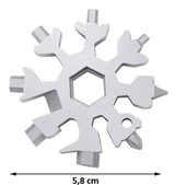 Kar Tanesi Çok Amaçlı Anahtarlık Açacak thumbnail 3