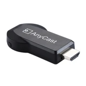 M2 Plus Kablosuz WiFi Ekran Alıcısı Airplay Miracast DLNA 1080P HDMI TV Stick Siyah - 2