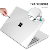 Microsoft Surface Laptop Go 1 ve 2 124 Inç Kristal Şeffaf Sert Kılıf Darbeye Dayanıklı - 6