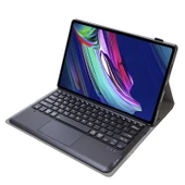 Lenovo Xiaoxin Pad Pro 126 Inç AM17-A Model TPU Ayırılabilir Bluetooth Klavyeli Deri Kılıf Siyah - 6