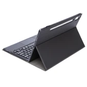 Lenovo Xiaoxin Pad Pro 126 Inç AM17-A Model TPU Ayırılabilir Bluetooth Klavyeli Deri Kılıf Siyah - 7