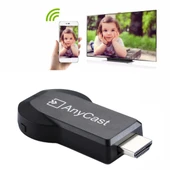 M2 Plus Kablosuz WiFi Ekran Alıcısı Airplay Miracast DLNA 1080P HDMI TV Stick Siyah - 1