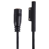 Microsoft Surface Pro 3 Uyumlu 6 Pin Manyetikten 5.5x2.5mm Dişi Güç Adaptörü Şarj Kablosu - 3