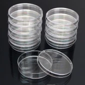 10lu Polistiren Steril Petri Kabı Bakteri Kabı Laboratuvar Biyolojik Bilimsel Malzeme 60mm - 3