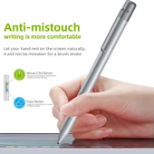 Microsoft Surface Serisi Uyumlu Siyah Basınçlı Dokunmatik Kapasitif Kalem - 4