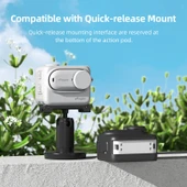 Insta360 GO 3 Silikon Gövde Koruyucu Kılıf Gri İpli - 9