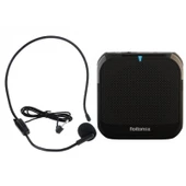 Rolton K400 Mini Ses Hoparlörü Megafon Ses Yükseltici FM Radyo TF MP3 Destekli Siyah - 1