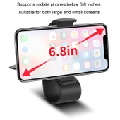 Araba Gösterge Paneli Navigasyon Telefon Tutucu Tek Nesil - 3