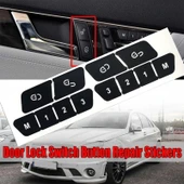 Mercedes Benz W204 C300 2007 2014 İç Kapı Düğmesi Onarım Etiketi Stil 1 - 4