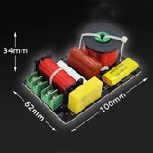 Magenta-2 Kitaplık Hoparlör 2 Yollu Ses Crossover Bölücü B Model 3uF Kapasitör - 3