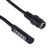 Microsoft Surface RT Pro 1 Pro 2 Manyetik 5 Pinden 5.5x2.5mm Kadın Güç Adaptörü Şarj Kablosu - 3