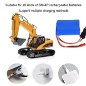 10lu 3.7V İleri Lityum Pil Şarj Cihazı Oyuncak Şarj Kablosu SM-2P - 4