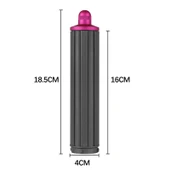 Dyson Airwrap Saç Kurutma Makinesi İçin 18.6cm Uzun Bukle Varili Kısa Adaptörlü Gül Kurusu - 3