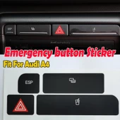Audi A4 Acil Çift Flaş Düğme Tamir Sticker Sol Direksiyon Karton Kutulu - 4
