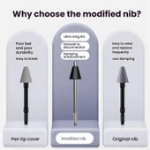 Redmi Akıllı Kalem Yedek Uç Metal Çekirdek Siyah - 5