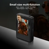 Bluetooth 50 MP3 Müzik Çalar E-Kitap Kaydedici MP4 Walkman Hafıza Kartı Olmadan Siyah - 11