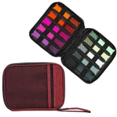 Apple Watch Kordon ve Veri Kablosu Taşıma Çantası Kırmızı - 1