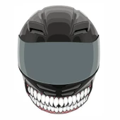 J06 Motosiklet Kaskı Sticker Küçük Dişli - 5