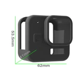 GoPro Hero11 Black Mini Silikon Koruyucu Kılıf Siyah - 3