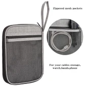 Apple Watch Kordon ve Veri Kablosu Taşıma Çantası Kırmızı - 5