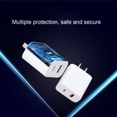 RCSTQ Drone 30W Çift Portlu Gallium Nitrit Şarj Cihazı DJI Mini 2 ve Mini 3 Pro Uyumlu - 4